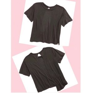 TREASURE & BOND Big Girls Envelope Back  opening Tee Girls Olive L, Black XL NWT